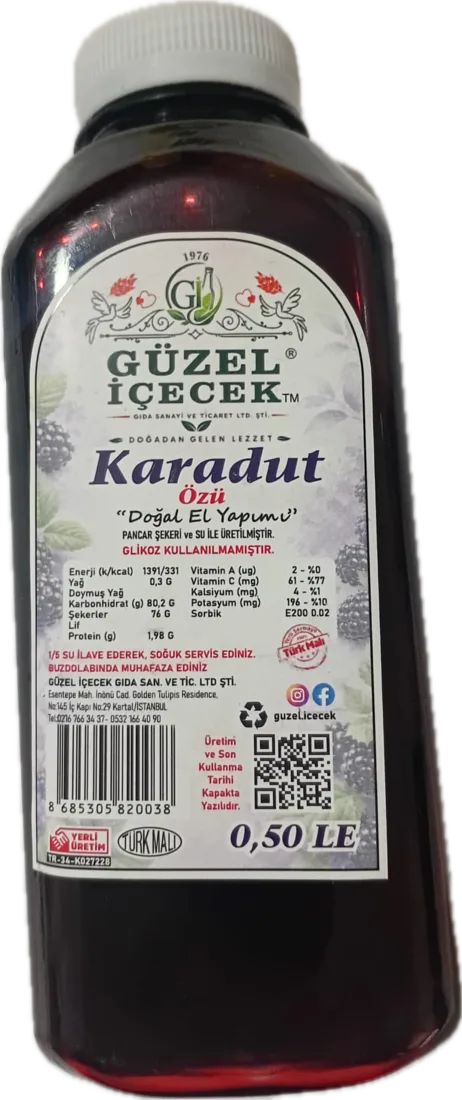 Karadut Özü 0,50 litre şişe