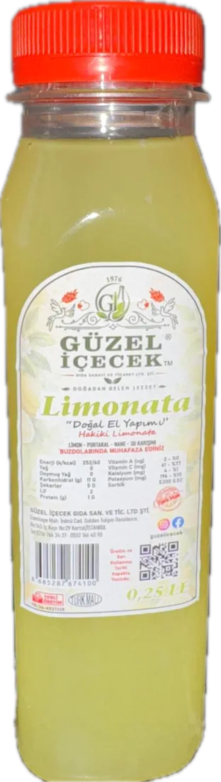 Güzel Limonata 0,25 litre şişe